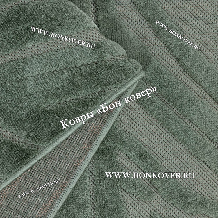 Современный Турецкий Ковер Дизайн 68 Зеленый