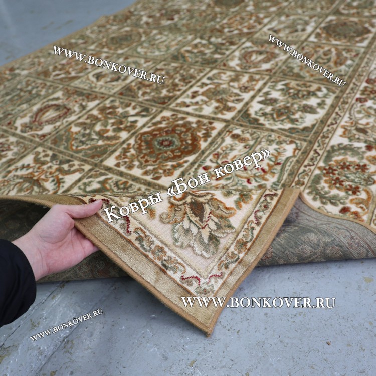 Тонкий Шелковистый Ковер из Вискозы Дизайн 21759