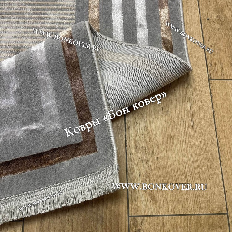 Турецкий ковер для гостиной Дизайн 07 Серый