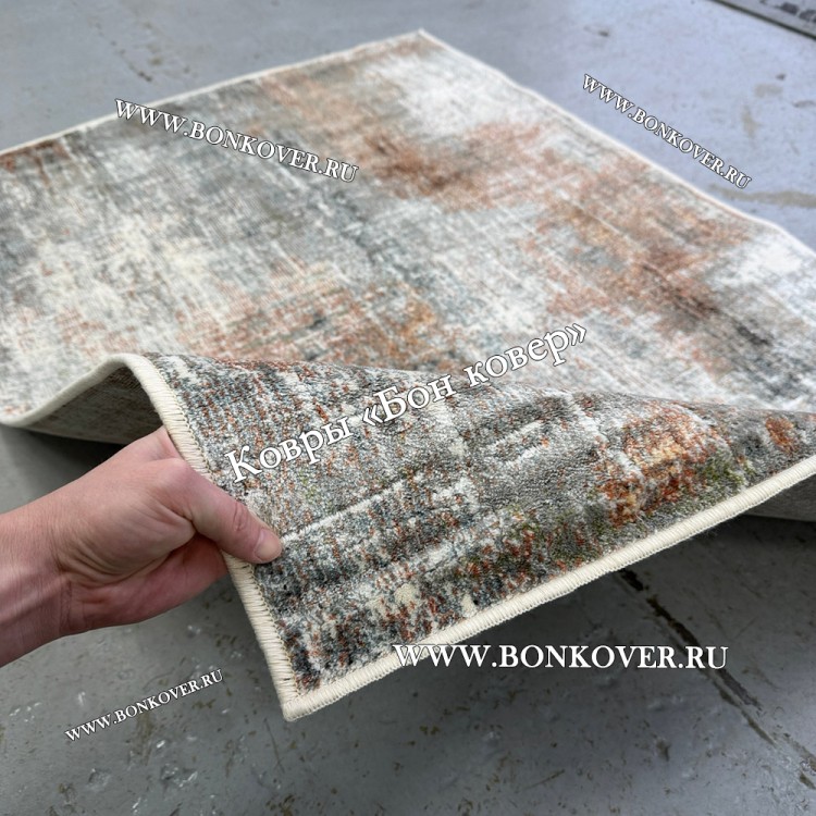 Бельгийский ковер из артшелка дизайн 106 Разноцветный