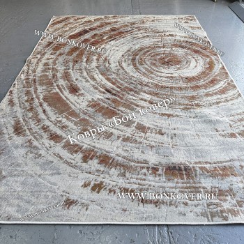 Ковер из вискозы дизайн 26 Оранжевый