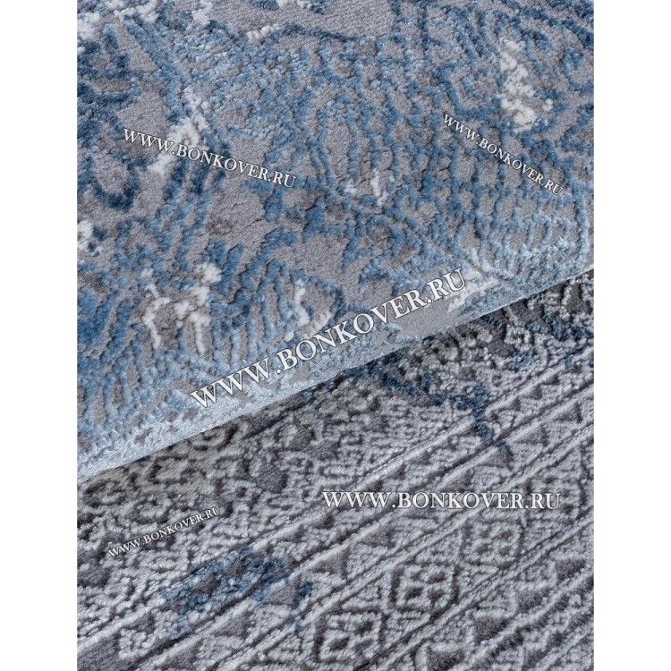 Турецкий Ковер Для Гостиной Дизайн 20 Синий Круг